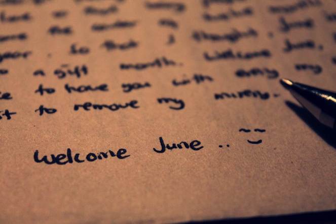 Welcome June!!